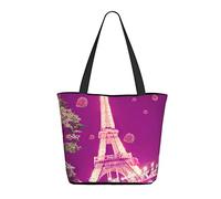 AOOEDM Paris Tower Ladies Shopping Bag 13x11x7in.Le cadeau parfait pour la Saint-Valentin.C'est de la Saint-Valentin pour maman, fille, épouse, etc.