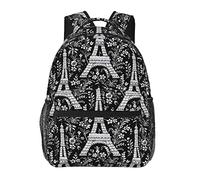 AOOEDM Sac à dos pour ordinateur portable de voyage pour garçon et fille, grand sac d'ordinateur résistant à l'eau pour ordinateur de bureau (pizza des Pyrénées)