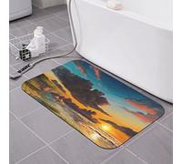 AOOEDM Sea and Sky Tapis de Bain en Terre de diatomées (16 * 24