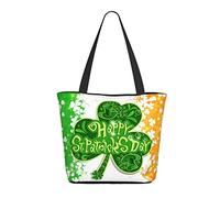 AOOEDM St.Patrick'S Day Ireland Shamrock Ladies Shopping Bag 13x11x7in.Le cadeau parfait pour la Saint-Valentin.C'est de la Saint-Valentin pour maman, fille, épouse, etc.