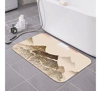AOOEDM Tapis de Bain en Terre de diatomées Mountain and Sky de Bain