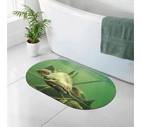 AOOEDM Tapis de Douche sous-Marin à imprimé Poisson-Chat, Tapis de Douche en Terre de diatomées, Tapis de Bain antidérapant à séchage Rapide, 19,7 x 31,5 po