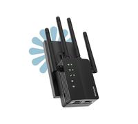 AOOEPU Amplificateur WiFi, extension de signal WiFi 1200 Mbps pour la maison, couverture de 12 880 m², 105 appareils, double bande 2,4/5 GHz Internet Extender WiFi Booster