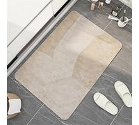 Aoojlo Tapis de Bain Antidérapant Absorbant, Tapis de Bain, Tapis Salle de Bain, Tapis de Douche Absorbant en Microfibre, Doux Séchage Rapide Tapis, Lavable en Machine Bath Mat (Ligne,80x120cm