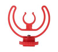 AOOOWER Anti-Choc pour Chaussure by-MM1 MM1 + Microphone À Fusil De Chasse sur Appareil Photo Numérique Hotshoe Shockmount Accesso Supports