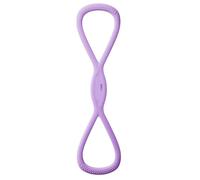 AOOOWER Bande de résistance élastique 8 formes pour le dos, les bras, les épaules, les jambes, les étirements, les pilates, les exercices de musculation