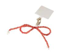 AOOOWER Bijou de téléphone élégant avec pendentif en forme de nœud pour téléphone, 12CM, Mi Zhu, Pas de gemme