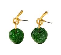 AOOOWER Boucles d'oreilles pendantes tendance pour femme en alliage de résine - Bijoux portables et confortables - Cadeaux pour fête, rendez-vous, Size 4.6x1.5cm/1.81x0.59inch, Métal, Pas de gemme