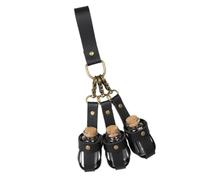 AOOOWER Bouteille De Potion Assistant Porte-verre À Potion Avec Bouchons En Liège Et Harnais Cuir Accessoires Cosplay Magicien Médiéval Équipement Jeu Rôle Médiéval Avec Flacons Liège