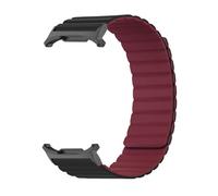 AOOOWER Bracelet de montre magnétique en silicone étanche pour montre connectée 47 mm, 24 x2.2 x1 cm, Silicone