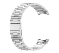 AOOOWER Bracelet en métal à dégagement rapide avec trois perles pour montre connectée 7/6/5/4 Unisexe remplaçable, 197x20mm, Acier inoxydable