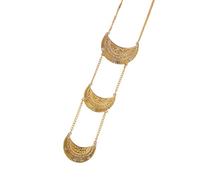 AOOOWER Broche culturelle musulmane en alliage de zinc pour les occasions traditionnelles Style asiatique du Sud-Est, 17cm, Zinc, Pas de gemme