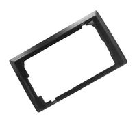 AOOOWER Cadre de conversion de navigation pour véhicule 25,4 à 22,9 cm ABS Montage sur tableau de bord pour systèmes stéréo améliorés Cadre de conversion multimédia multifonction pour voiture