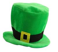 AOOOWER Chapeau haut-de-forme vert léger pour la Saint-Patrick - Design doux pour les fêtes et les trajets quotidiens - Produits pour enfants de Patrick