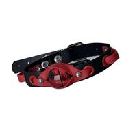 AOOOWER Collier ras du cou réglable en cuir synthétique noir avec mauvais yeux pour femme, Cuir