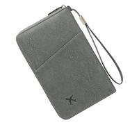 AOOOWER De Passeport Moderne Organisateur De Voyage Familial avec Bloqueur Porte-Passeport Fente pour Carte Portefeuille À Main pour Hommes Et Femmes Portefeuille Porte-Cartes Multicouche