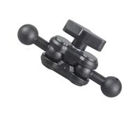 AOOOWER Double articulation sphérique de 17 mm avec plan de glissement pour supports de smartphones, support de téléphone d'affichage de voiture avec plan anti-glissement