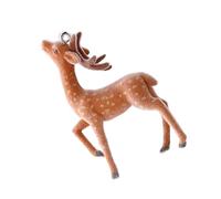 AOOOWER Élégant pendentif en forme de cerf 3D pour les amoureux de la nature et la mode, 3.12x2.34in, Plastique/résine, Pas de gemme