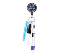 AOOOWER Ensemble de stylos d'infirmière rétractables avec clip pratique - Stylos d'allaitement pratiques pour l'écriture pour la documentation professionnelle, 13.5*9.2cm, Plastique acrylique, Pas de