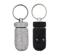 AOOOWER Étui de tablette portable en métal avec strass et strass pour l'extérieur, SizeApprox.2x7.2cm/0.79x2.83inches, Alliage d'aluminium, Pas de gemme