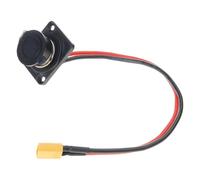 AOOOWER Fiches de charge pour scooter électrique - Ports d'entrée d'alimentation compacts - Port de charge à 3 broches - Améliore les protections électriques et les protections électriques