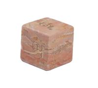 AOOOWER Jeu de table en cristal naturel à 6 côtés - Outil de comptage des mathématiques - Accessoires de mahjong - Six coins ronds