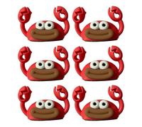 AOOOWER Jolis organiseurs de câbles en forme de crabe pour ranger les bureaux et gérer efficacement les fils au bureau et à la maison