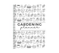 AOOOWER Journal de jardin complet pour planificateur de jardin 12 mois avec suivi d'entretien des plantes - Carnet de notes de planification de jardinage pour les amateurs de jardinage professionnel