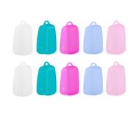 AOOOWER Lot de 10 capuchons hygiéniques en silicone pour brosse à dents en voyage et usage domestique - Réutilisables