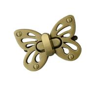 AOOOWER Metal Twist Lock For Suitcases Butterfly Design Secure Fastening Design Portable Handbag Hardware Replacement Part Metal Handbag Lock Accessories