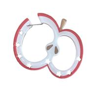 AOOOWER Mousqueton Clip pour clés et petits objets Pendentif Acrylique pour sac à dos Handbook Décoration Ita Bag Boucle, 6.5*5.5cm, Acrylique, Pas de gemme