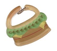 AOOOWER Mousqueton Clip pour clés et petits objets Pendentif Acrylique pour sac à dos Handbook Décoration Ita Bag Boucle, 5*4.5cm, Acrylique, Pas de gemme