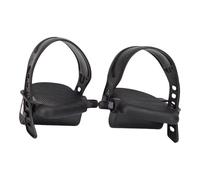 AOOOWER Pédales De Vélo pour Vélos d'exercice 2 Pièces Vélo Gauche Et Droit Et Sangle De Pédale Réglable Ensemble De Remplacement pour Vélo