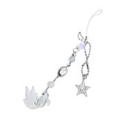 AOOOWER Pendentif coloré en forme d'étoile de poisson avec perles pour téléphone fait à la main en acrylique robuste accessoire de mode pour un look tendance au quotidien, 16cm, Acrylique, Pas de