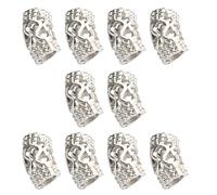 AOOOWER Pendentif en alliage robuste en forme de dés de dragon vintage - Accessoire de bijoux tendance pour collier, bracelet et loisirs créatifs, 5.88mm 5.26*9.8mm, Alliage, Pas de gemme