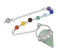 AOOOWER Pendentif en forme de cône en cristal, artisanat exquis, accessoire éblouissant pour les femmes à la mode et élégant, 3.9x3.12in, Cuivre + pierre, Pas de gemme