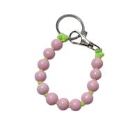 AOOOWER Pendentif en perles de couleur bonbon pour téléphone portable, cordon de téléphone fait à la main, perles colorées, porte-clés coréen, 16mm 12mm, Acrylique, Pas de gemme
