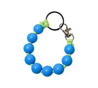 AOOOWER Pendentif en perles de couleur bonbon pour téléphone portable, cordon de téléphone fait à la main, perles colorées, porte-clés coréen, 16mm 12mm, Acrylique, Pas de gemme