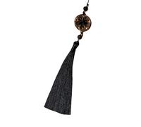AOOOWER Pendentif traditionnel Han Fu avec motifs floraux de bon augure pour les amateurs de culture et les amateurs de mode, 14cm, Polyester, Pas de gemme