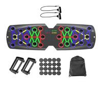 AOOOWER Planches de pompes pliantes multifonctionnelles pour exercices musculaires de la poitrine, équipement d'entraînement à domicile, planche de pompes, supports de pompes