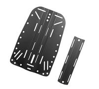 AOOOWER Plaque arrière de plongée en aluminium pour réservoirs simples/doubles, répartition confortable du poids, utilisation prolongée de la plongée, plaque arrière ergonomique de plongée