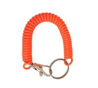 AOOOWER Porte-clés à ressorts hélicoïdaux élastiques colorés pour un accès sûr et pratique aux clés lors des trajets quotidiens ou en plein air, 18cm, Matériaux mélangés, Pas de gemme