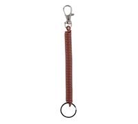 AOOOWER Porte-clés à ressorts hélicoïdaux élastiques colorés pour un accès sûr et pratique aux clés lors des trajets quotidiens ou en plein air, 18cm, Matériaux mélangés, Pas de gemme