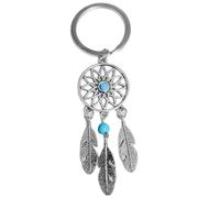 AOOOWER Porte-clés attrape-rêves fait à la main à suspendre pour voiture, convient pour la décoration et les styles, 10cm, Alliage, Pas de gemme