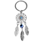 AOOOWER Porte-clés attrape-rêves fait à la main à suspendre pour voiture, convient pour la décoration et les styles, 10cm, Alliage, Pas de gemme