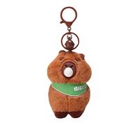 AOOOWER Porte-clés Capybaras tendance et élégant en peluche robuste pour sacs et clés, 7cm x 8cm x 2cm, Peluche, Pas de gemme