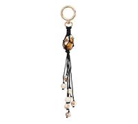 AOOOWER Porte-clés coloré en forme de crème glacée en peluche pour femme et homme en fausse fourrure, pendentif de sac élégant, 4.5cm.14.5cm, Alliage, Pas de gemme