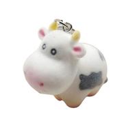 AOOOWER Porte-clés élégant pour femme - Motif animal 3D - Décoration à suspendre pour sacs à main et sacs de voiture, 3.9x3.9in, Flocage + alliage, Pas de gemme