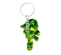 AOOOWER Porte-clés en forme de chat imprimé 3D artistique avec maillons mobiles pour une clé unique et élégante, 6.5CM, Plastique, Pas de gemme