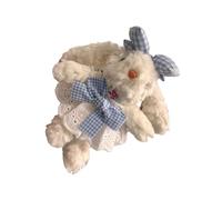 AOOOWER Porte-clés en forme de lapins en peluche pour sacs à main et rétroviseurs, 18cm, Coton PP, Pas de gemme